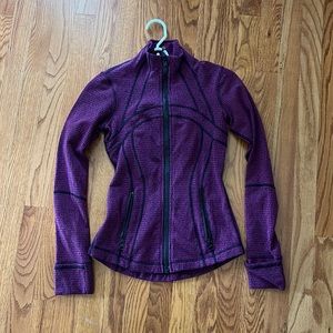 Lululemon Pink and Black Define Jacket